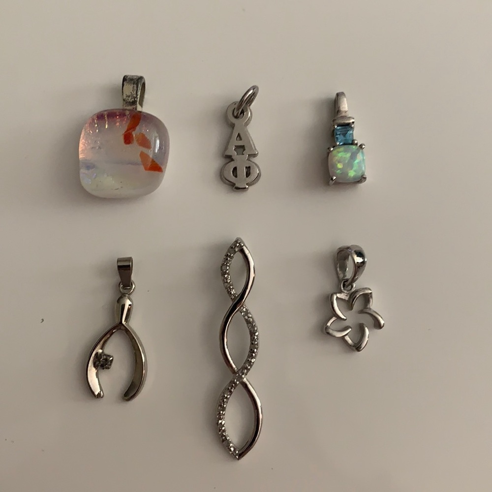Silver Plated Necklace Charm